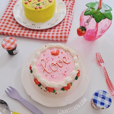 Bento cake dễ thương Hàn Quốc