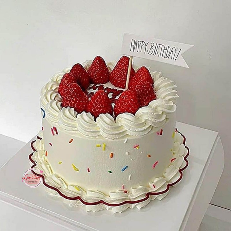 bánh kem dâu tươi hàn quốc